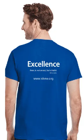 T-Shirt Back Blue